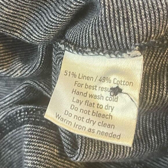 Peter Millar Atlantic Heather Blue Golf Polo in Size Large Linen-Cotton Blend - Picture 3 of 6